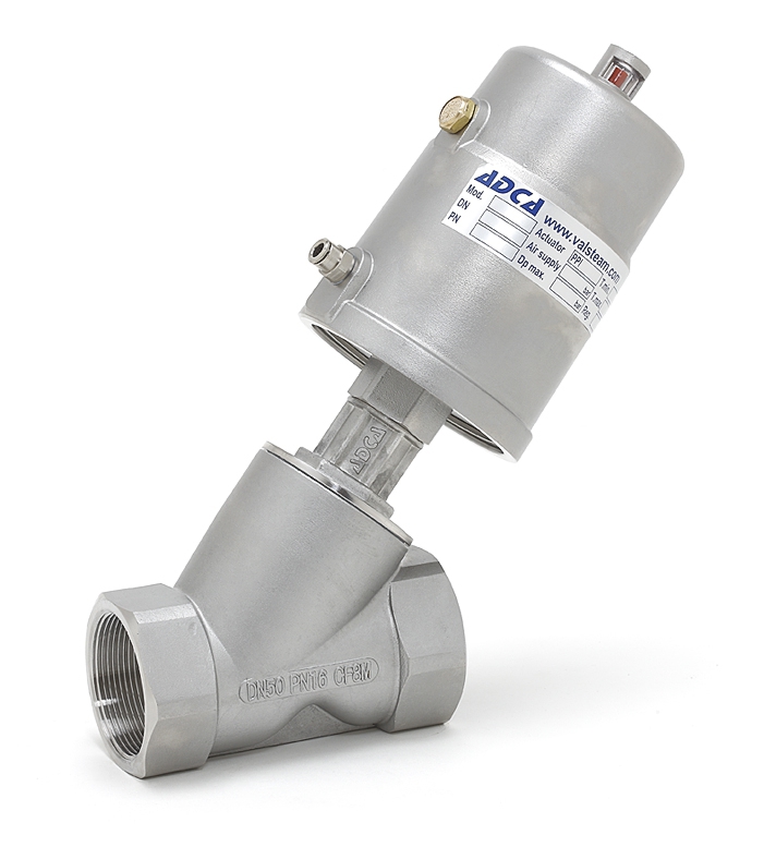 Клапан регулирующий двухходовой с пневмоприводом ADCA PAV21 DN11/2” Клапаны / вентили